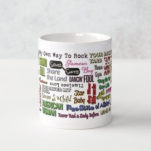 Song Titles - Coffee Mug