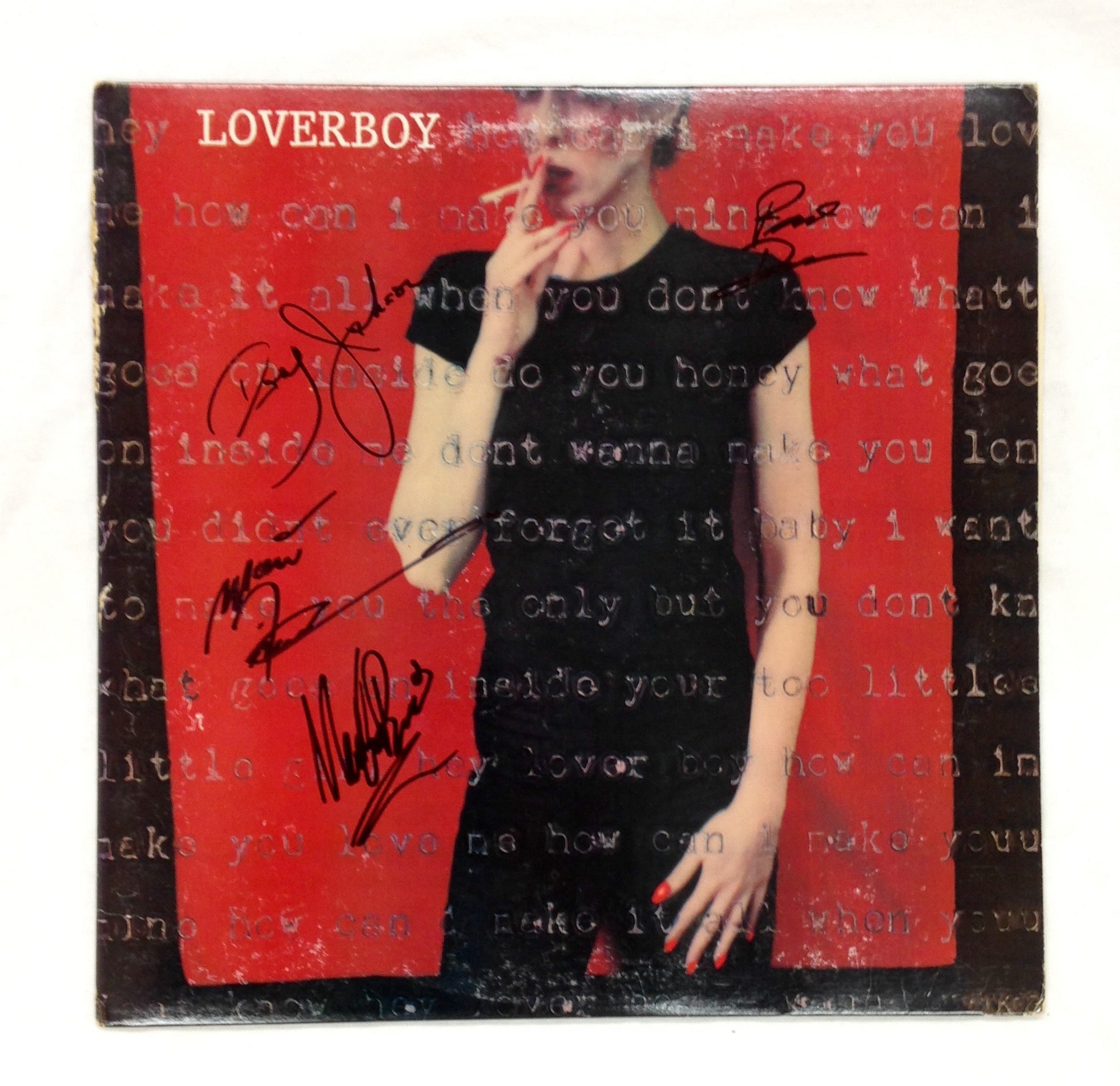 Signed LP record - Loverboy