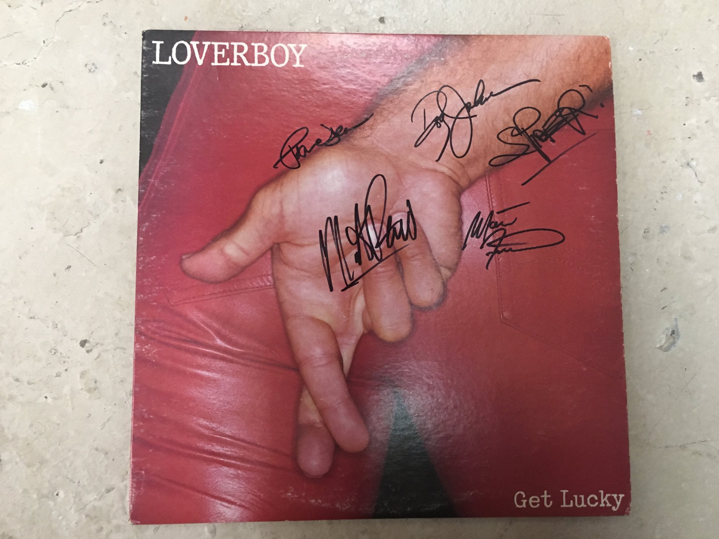 Signed LP record - Get Lucky