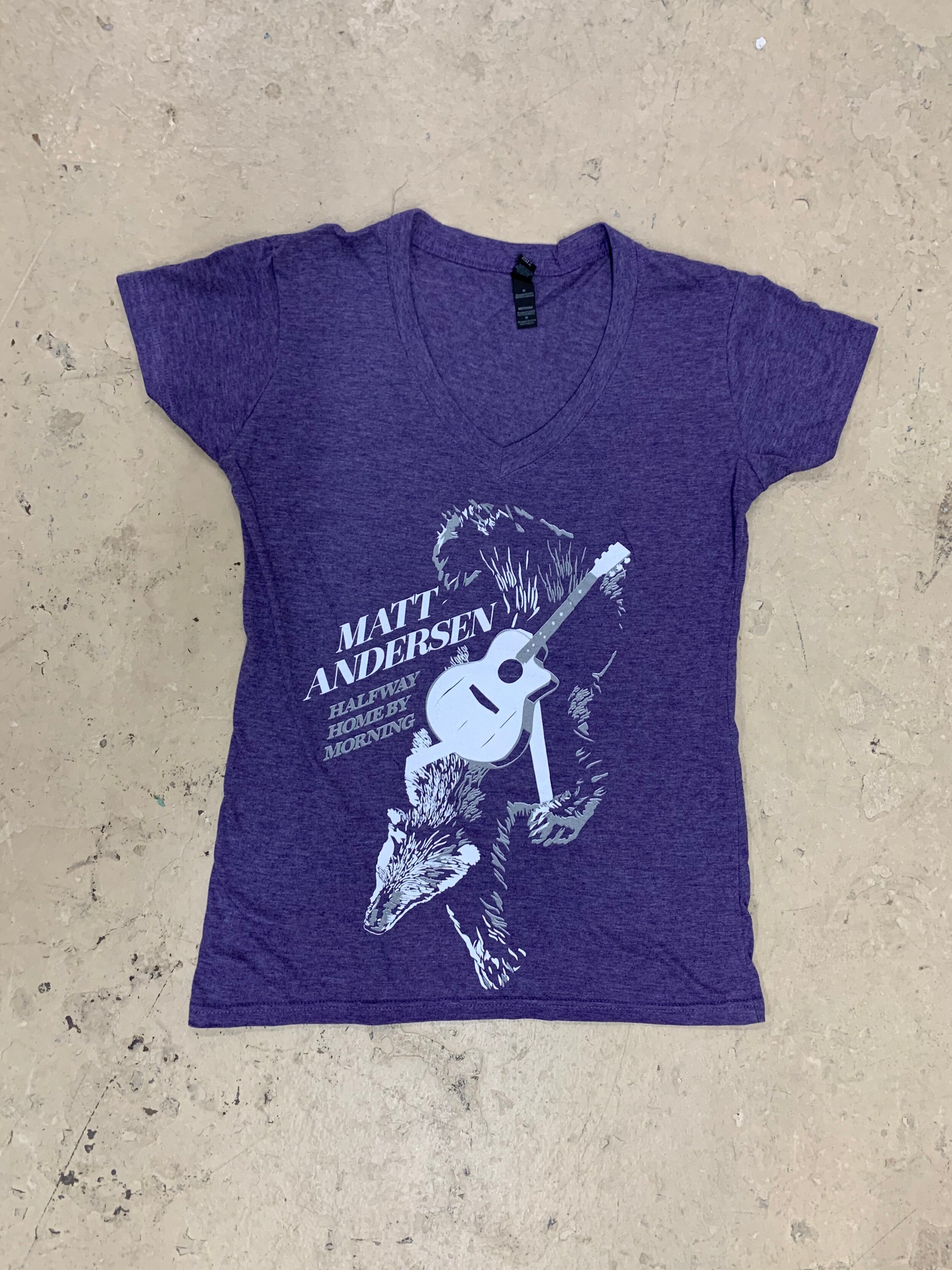 Halfway Home Purple Bear Shirt - Women's